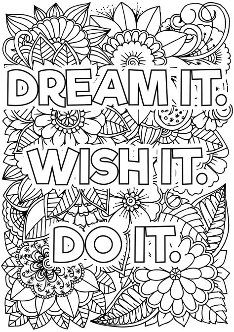 coloring pages for teens|free printable inspirational coloring pages.